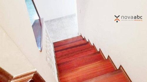 Sobrado Com 4 Dormitórios À Venda, 128 M² Por R$ 890.000,00 - Campestre - Santo André/sp - So0923