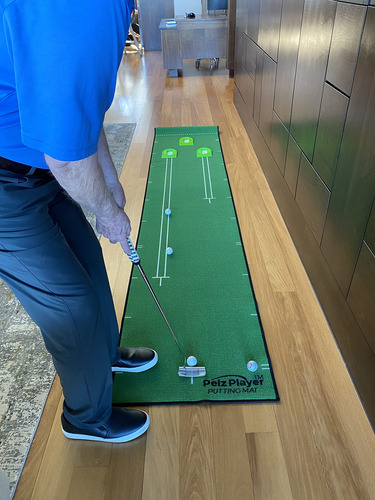 Alfombra De Golf Pelz Player Incluye Ejercicios De