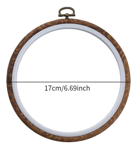 Aro De Aro De Adorno De Costura Redondo Imitación De 17 Cm