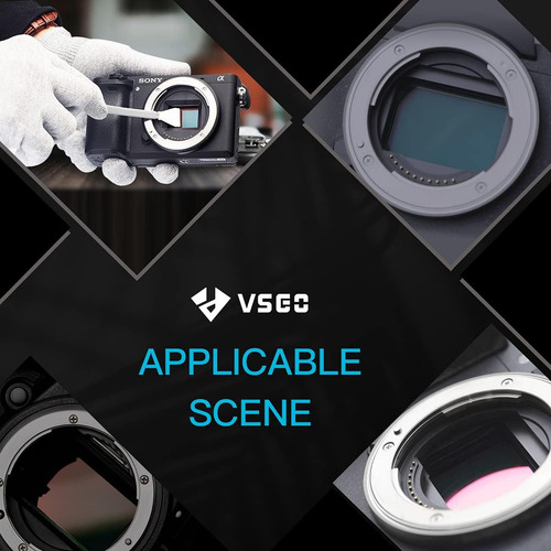 Kit De Limpieza Del Sensor De Cámara Vsgo, Hisopos De Del De