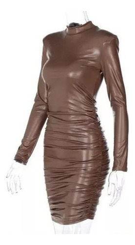 Vestido Vinipiel Corte Colombiano Push Up