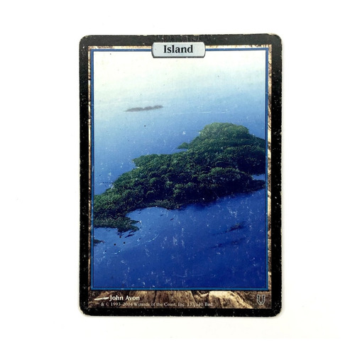 Island (unhinged) - Carta Magic The Gathering Land John Avon