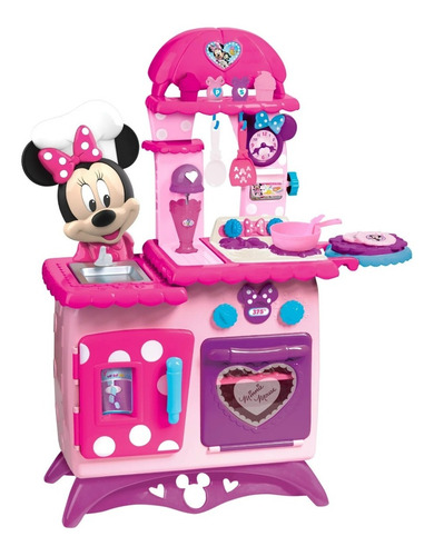 Cocinita Infantil De Minnie Mouse Con Accesorios Y Sonido