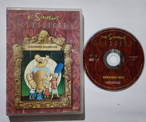 Dvd Os Simpsons Grandes Sucessos Original