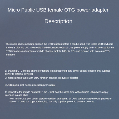 Adaptador Otg De 2 Peças Para Fire Stick, Ângulo Esquerdo/di