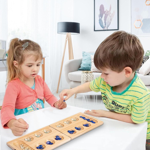 Juego Mancala Para Niños,juego De Madera Mancala Suministros
