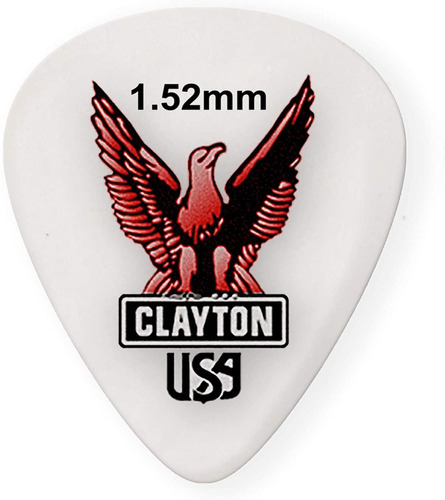 Clayton Puas 1,52mm Acetal/polymer Standard Por 72 Unidades Color Blanco Tamaño Mediano