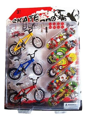 Juguete Mini Dedo Skateboards Bicicletas Niños Niños Regalos