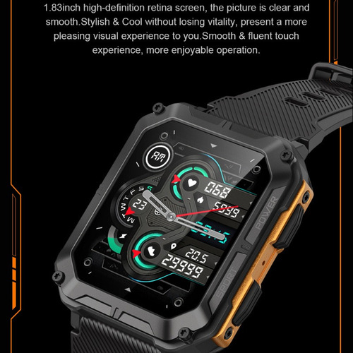 Reloj Inteligente Lemfo Bluetooth Call C20pro A Prueba De Ag