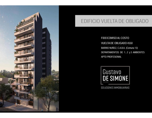 Venta / Departamento / Monoambiente / Inversión / Núñez
