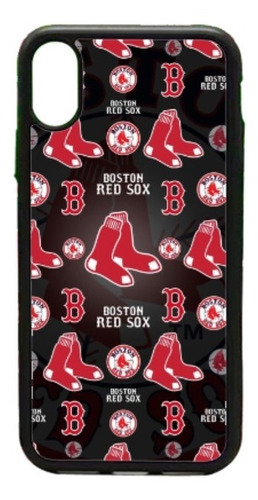 Funda Protector Para iPhone Boston Red Logo Béisbol