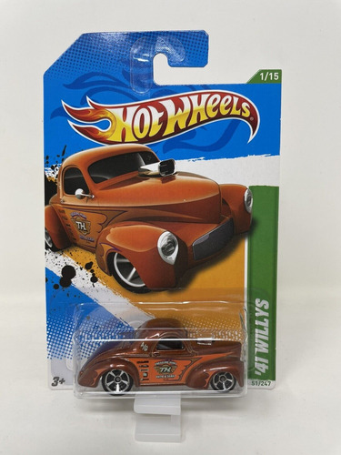 Hot Wheels 2012 Treasure Hunts '41 Willys 1/15 Car Metal