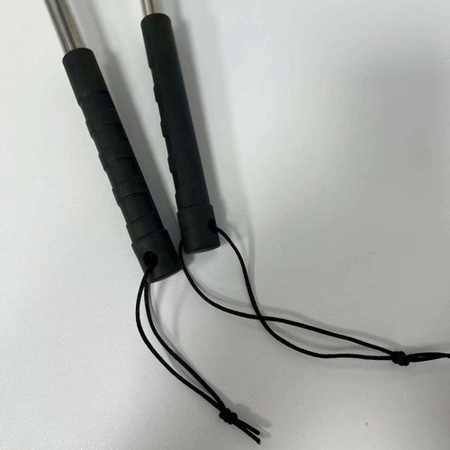 2x Palos De Mazos Instrumento Duradero Mango Negro Bajo