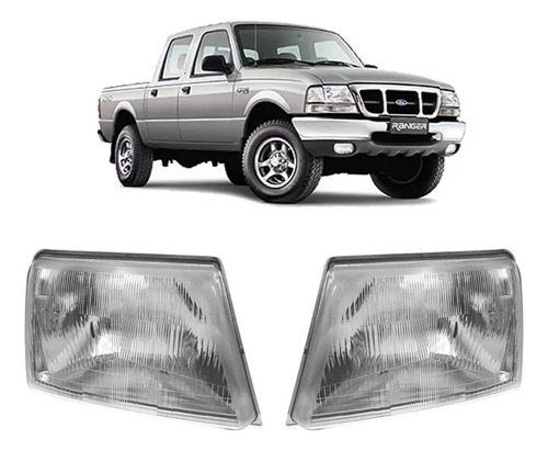 Juego Optica Ford Ranger 1998 /2004 Depo 