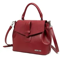 Comprar Cartera Oreiro Love Bolsillo Antirrobo Organizador Bolso Acabado De Los Herrajes Bordo Color Bordó Correa De Hombro Bordó Diseño De La Tela Lisa