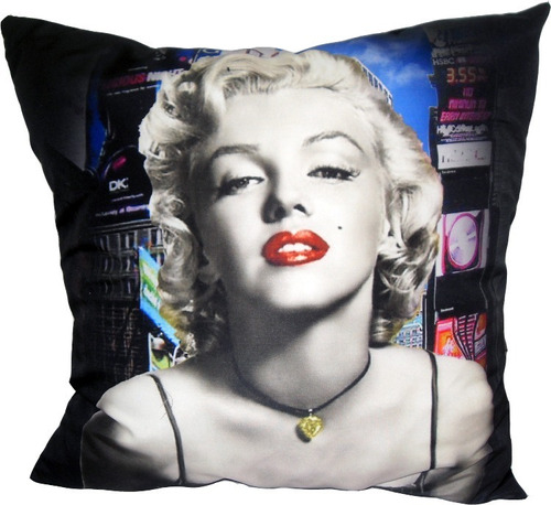 Capa De Almofada Grande 60x60cm Marilyn Monroe Cinema R3