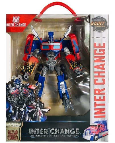 Imagen 7 de 9 de Robot Transformable Optimus Prime Jeg W5533-151b El Gato