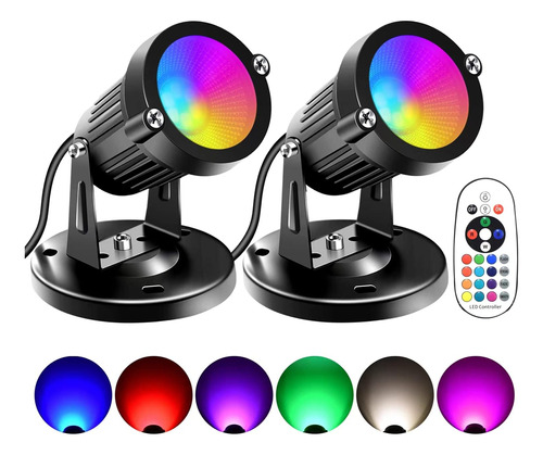 Luces De Punto Led Interiores 5w Cambio De Color Rgbw, ...