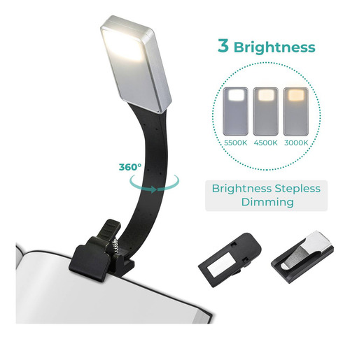 Luz Led Recargable Para Libro Electrónico Para Kindle Paper