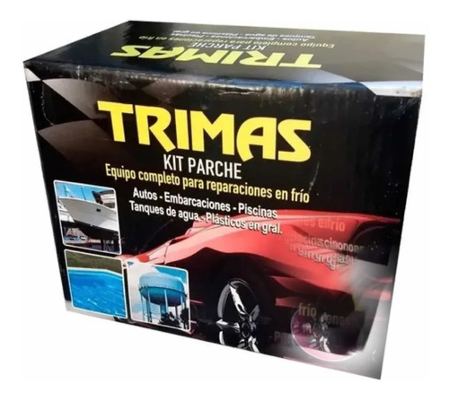 Kit Parche Fibra Trimas 500cc Reparacion Plasticos
