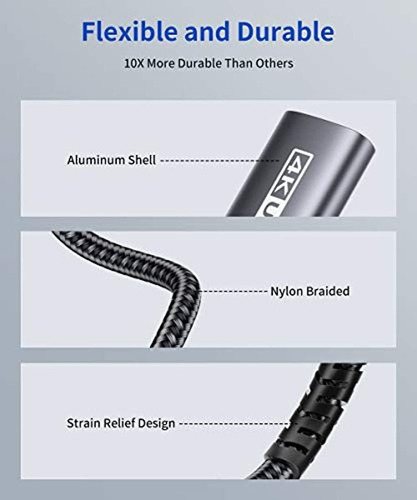 Imagen 5 de 7 de Adaptador Usb Tipo C A Displayport De 4 K A 60 Hz, Jsaux C