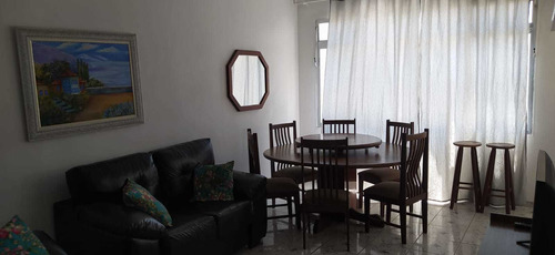 Imagem 2 de 14 de Apartamento 1 Minuto Praia Pitangueiras - Guarujá C/garagem