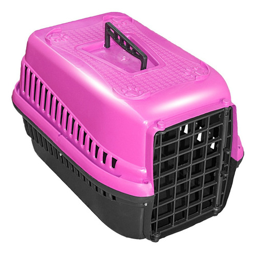 Kit 5 Caixas De Transporte N2 Cachorro Gato Pequena Rosa