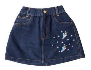 Falda Bambino Jean Star Para Niños