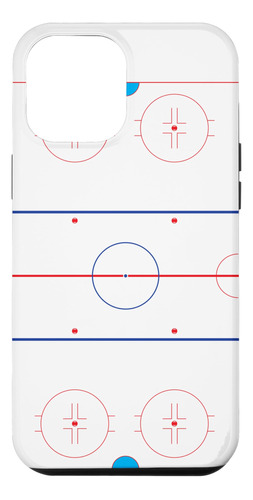 iPhone 12 Pro Max Ice Hockey Rink Caso B08n6jj7p8_300324