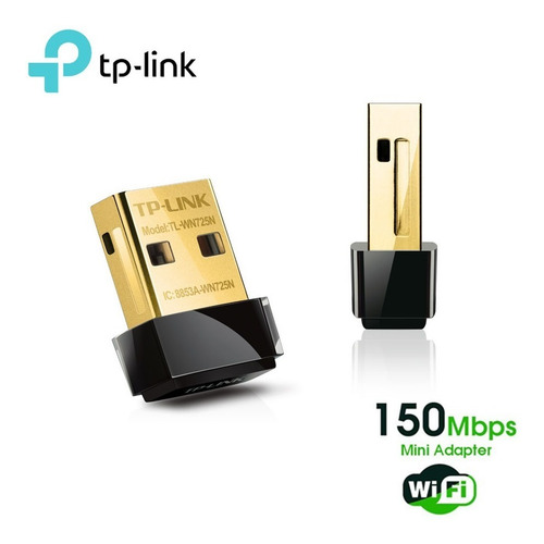Tplink 150mbps 2.4ghz Diseño Nano Usb 2.0 Pc Laptop Wifi