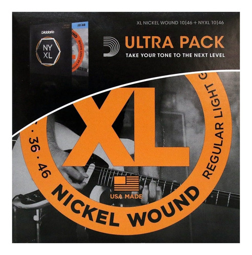 Ultra Pack D'addario Cuerdas Exl110-nyxl1046 Dadario 