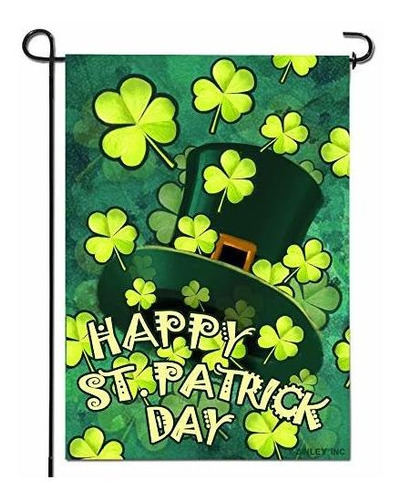 Bandera - Anley |double Sided| Premium Happy St. Patrick's D