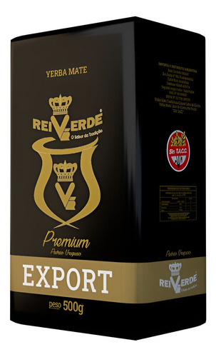 Yerba Rei Verde 500grs Export Premium  Pack 3 Unidades 
