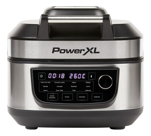 Freidora De Aire Powerxl Digital 12 En 1 Parrilla Cap. 5.7l