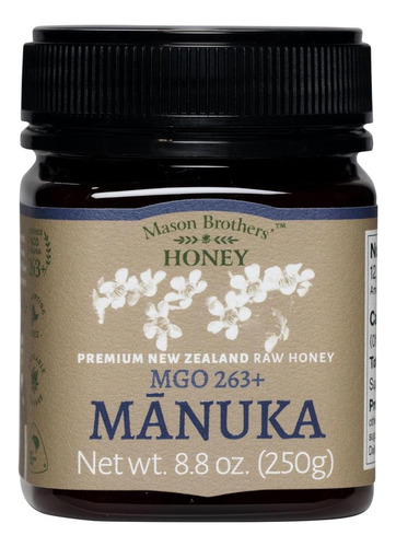 Miel Cruda Manuka Mgo 263+ Mason Brothers 248g 100% Pura