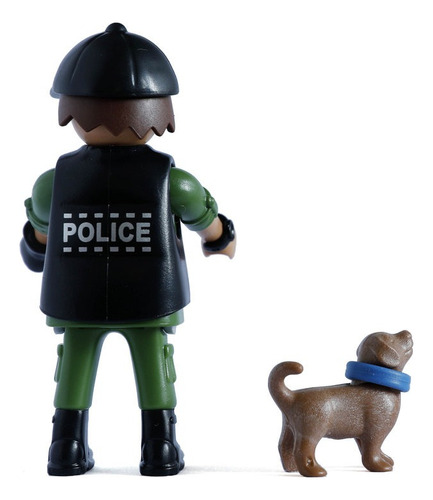 Playmobil Policia Con Perro (Usado)