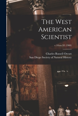 Libro The West American Scientist; V.10: No.93 (1900) - O...
