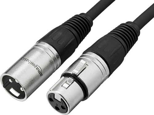 Amazon Basics Cable De Micrófono Balanceado Estandar Xlr...