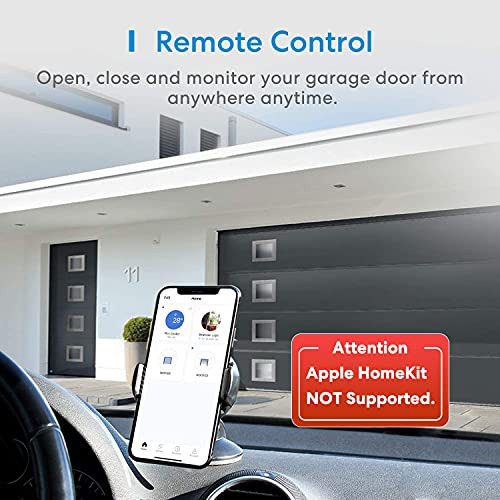 Abridor De Porta De Garagem Inteligente Meross Msg100 Com Se