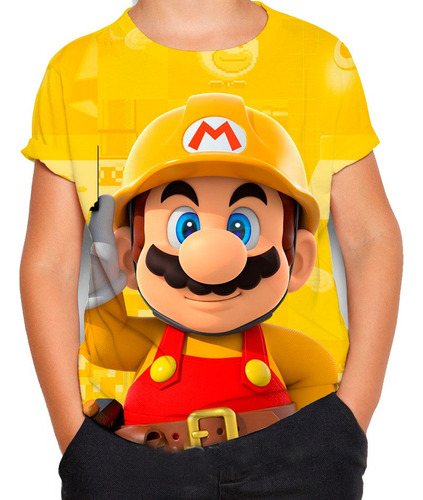 Playera Mario Bros Super Mario Bros Odysey Bill Bala Premium