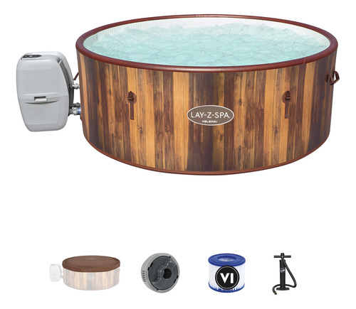 Lay-z-spa 60025 Helsinki Bestway 7p 1123lt 180x66 Madera