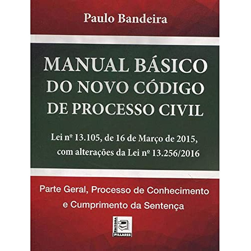 Libro Manual Básico Do Novo Código De Processo Civil Vol 1 D