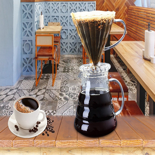 Jarra 600ml Para Servir Café Vidro Borossilica