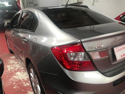 Honda Civic 2014 1.8 Lxs Flex Aut. 4p Prata 2014