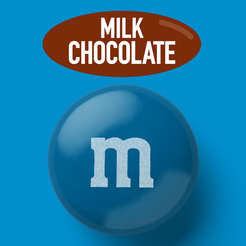 Caramelo De Chocolate Azul Con Chocolate Con Leche M&m's, 2