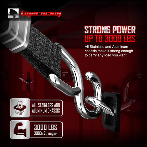 Anclajes De Amarre Interno Tigeracing 23146899 Para Pared