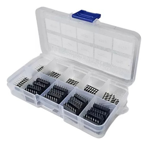 Kit De 24 Puertas Lógicas + Zócalo De 14 Pines