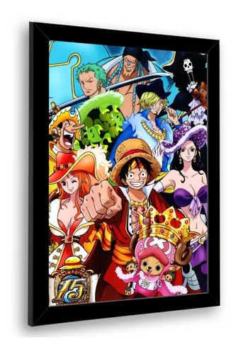 Quadro Decorativo One Piece 23x33cm