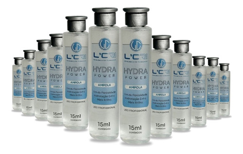 Kit Ampolas Capilar Hydra Power Com 12 Unid 15ml L'cri