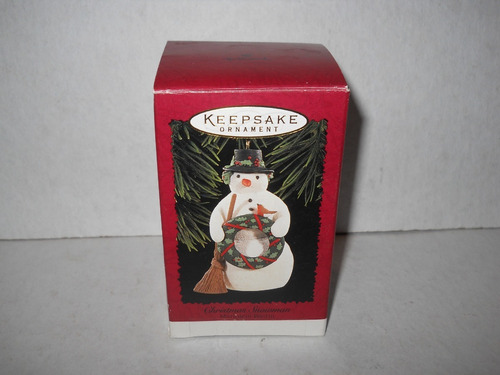 Ornamento Navideño Hallmark Christmas Snowman Adorno Navidad (Usado)
